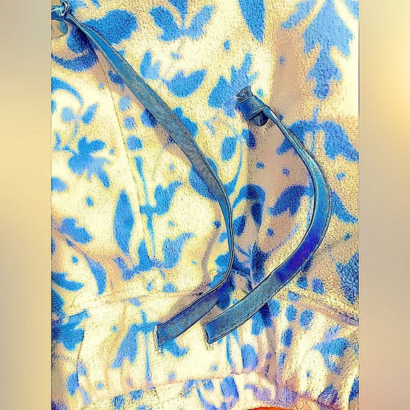 Vintage micro fleece pants satin drawstring PJ/Street no flaw Covington 2X Sears - Picture 6 of 9